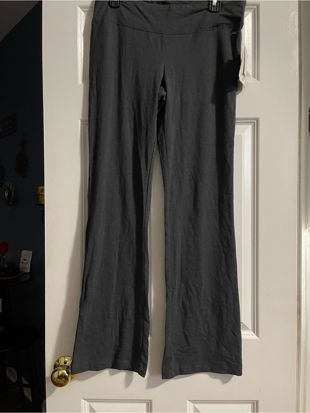 Jockey Women's Charcoal Gray Wide-Leg Lounge Pants